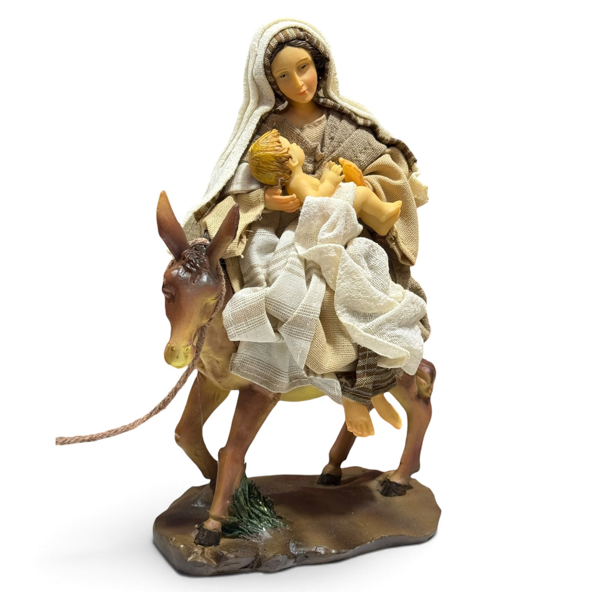 La huida con ropa de tela 25cm Santini