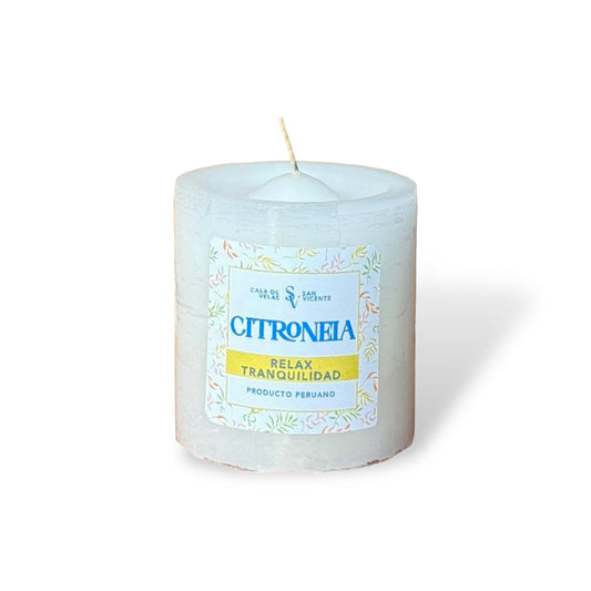 Vela aroma citronela 6.5*7cm