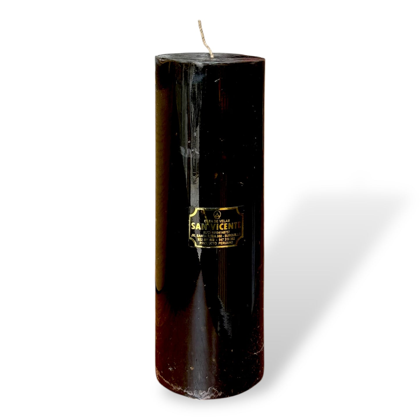 Velón negro #8C 8*22
