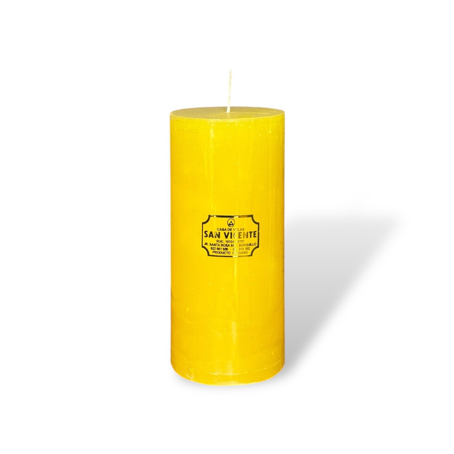 Vela amarillo #8B 8*17