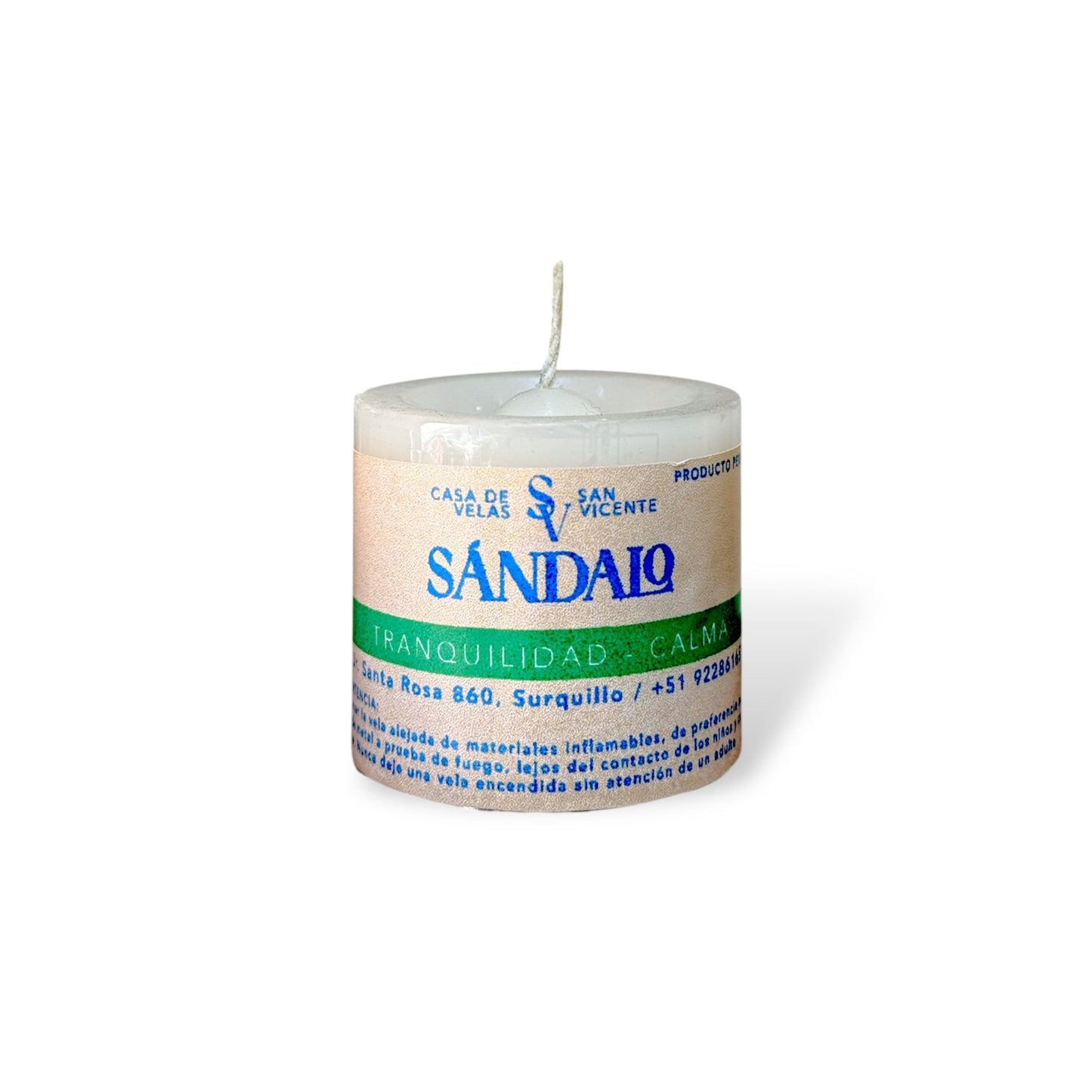 Vela #2 aroma sandalo 5*5cm