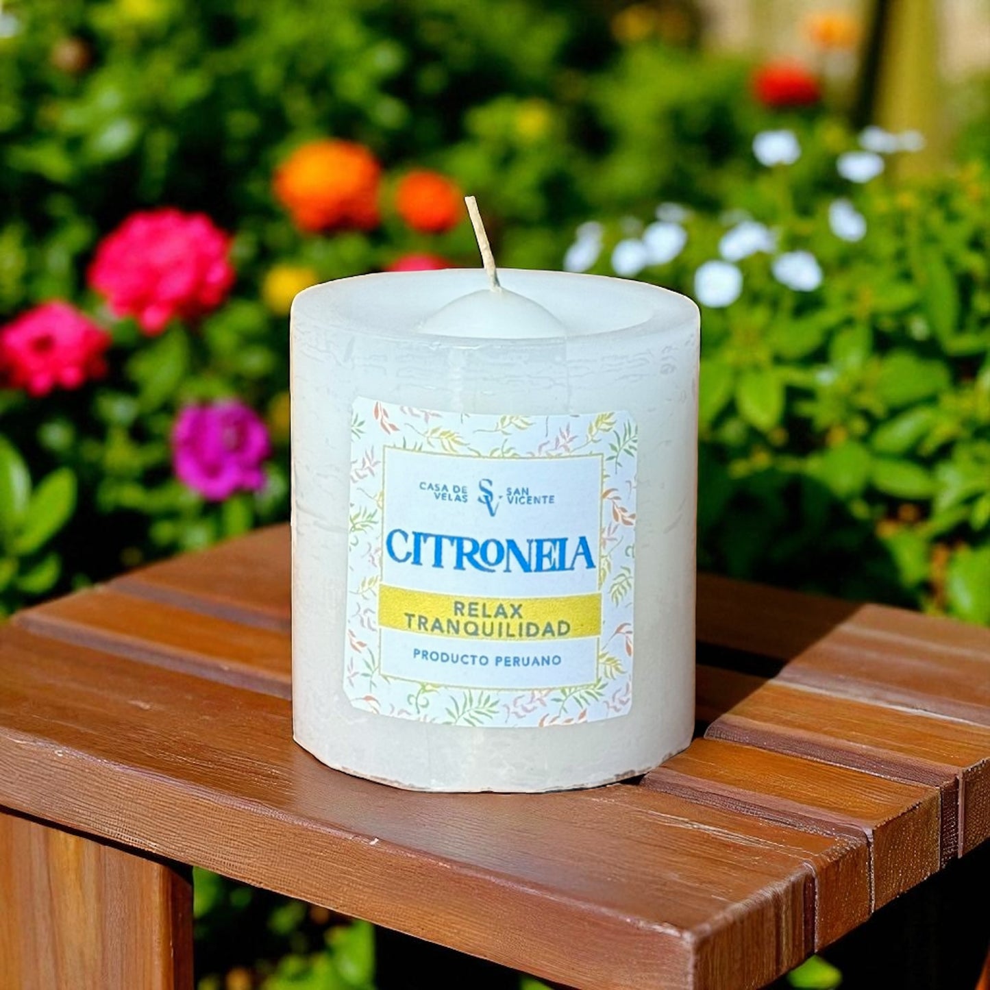 Vela aroma citronela 6.5*7cm