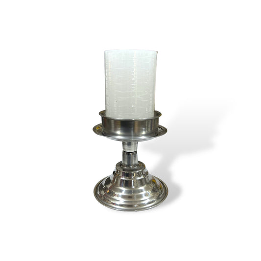 Porta vela de acero 10cm