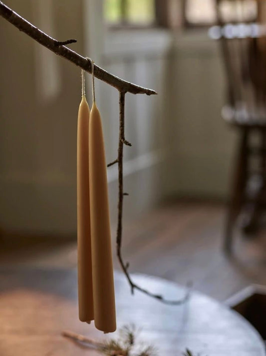 Vela larga de cera de abeja larga 25*3