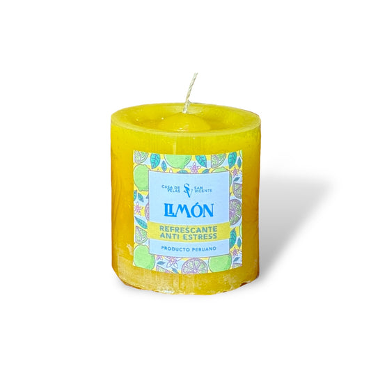 Vela aroma limón 6.5*7cm