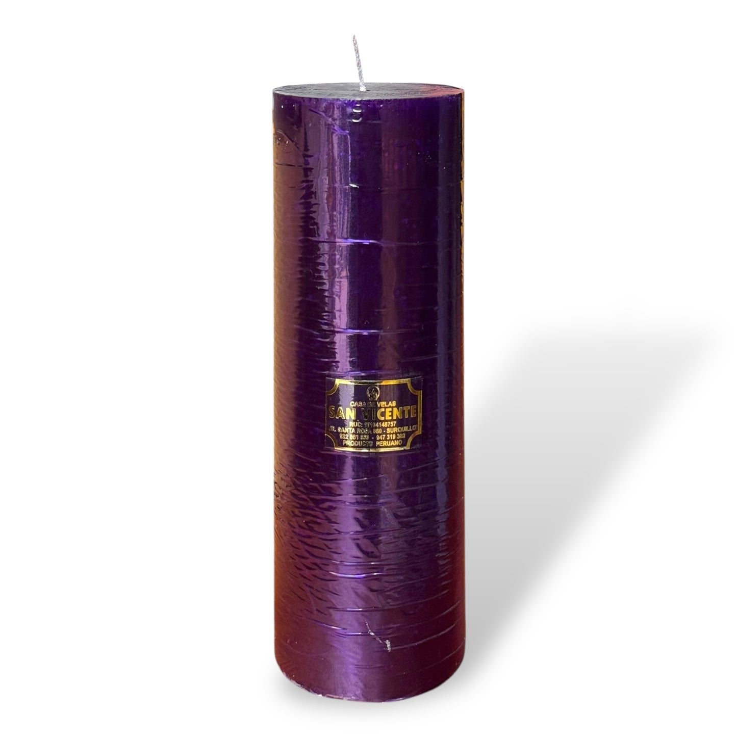 Velón morado #8C 8*22