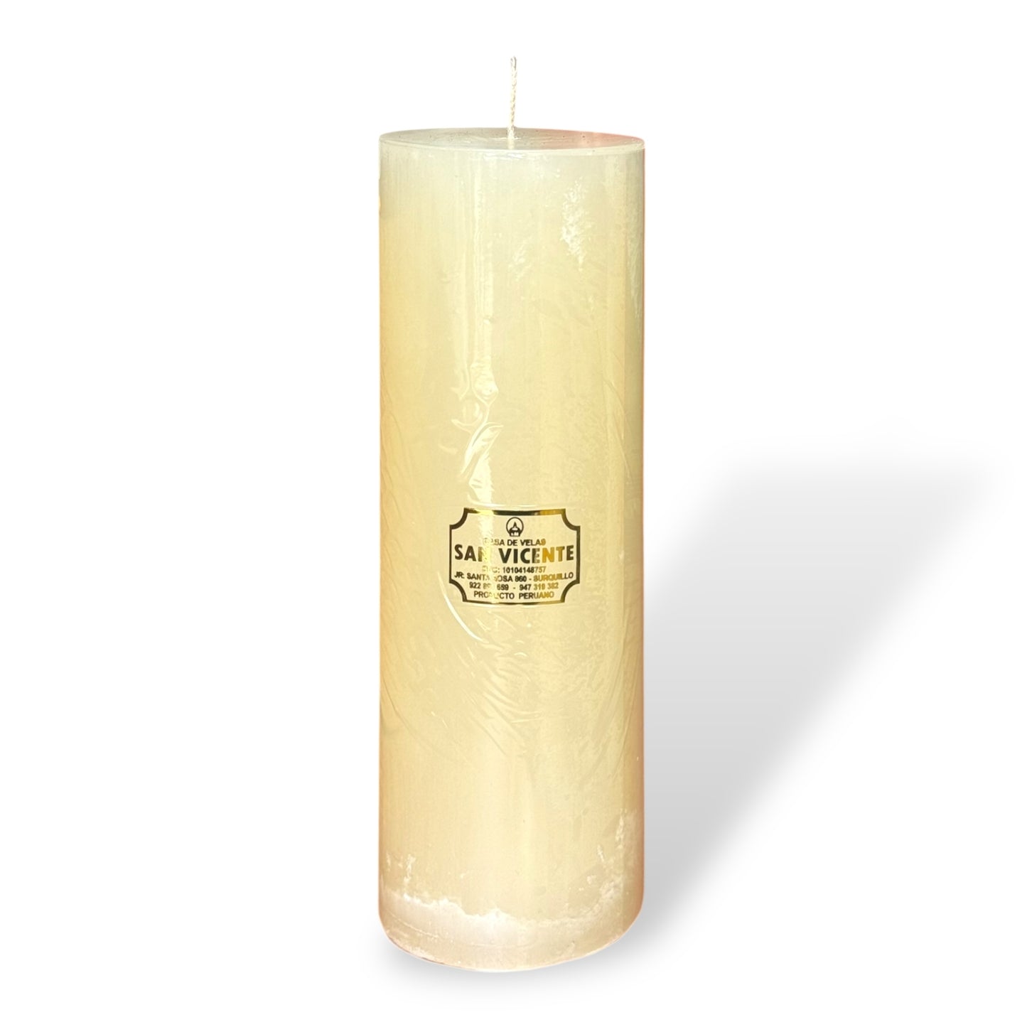 Velón crema #8C 8*22