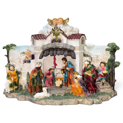 Nacimiento musical 1pieza 22cm Santini