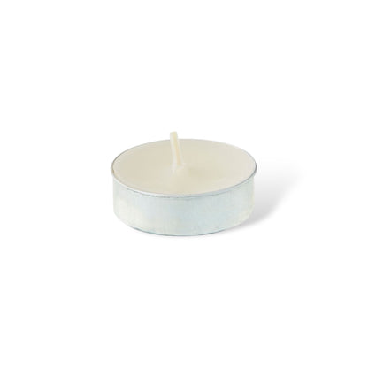 Tealights Blanco vela de quemador packx10 unid (duración 2hrs)