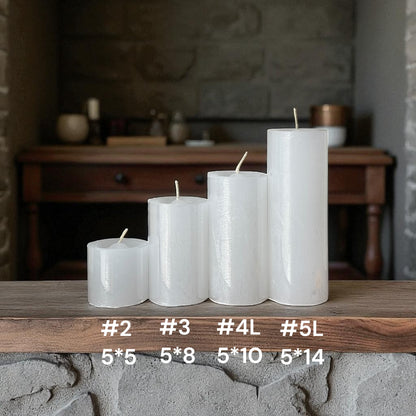 VELA cilíndrica #2 LILA 5*5cm