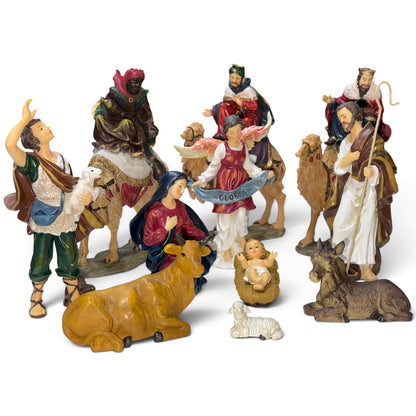 Nacimiento con camellos 15cm Santini