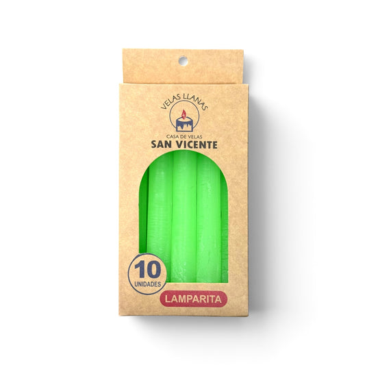 LAMPARITA X10 VERDE LIMÓN