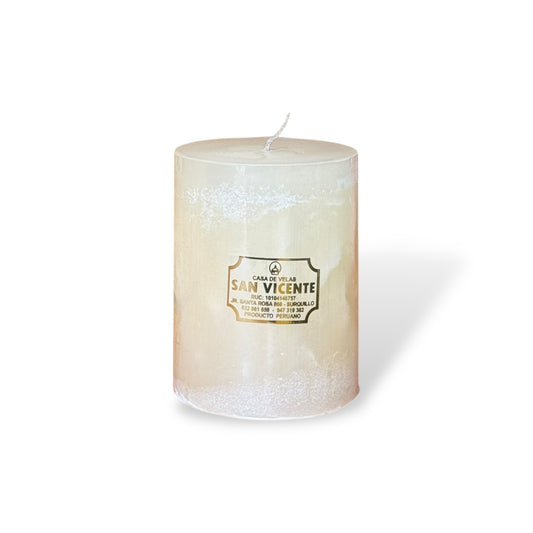 Vela crema #8A 8*10