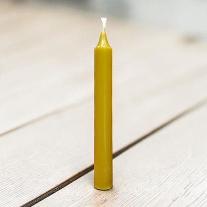 Vela larga de cera de abeja 13cm