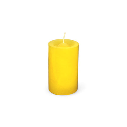 VELA cilíndrica #3 AMARILLO 5*8cm