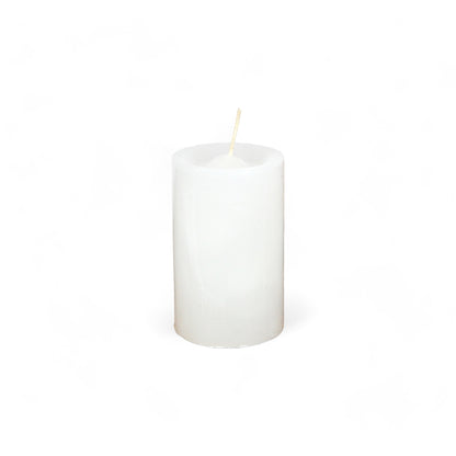 VELA cilíndrica #3 BLANCO 5*8cm