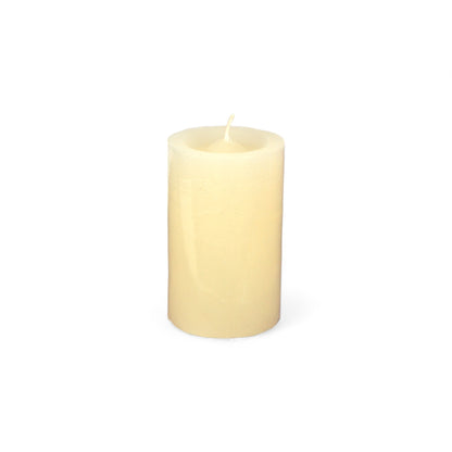 VELA cilíndrica #3 CREMA 5*8cm