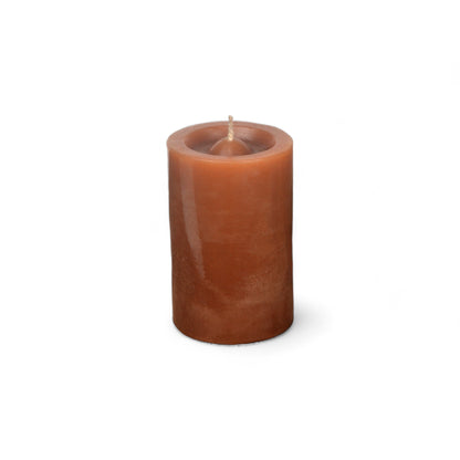 VELA cilíndrica #3 MARRÓN 5*8cm