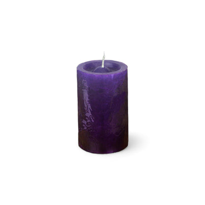 VELA cilíndrica #3 MORADO 5*8cm