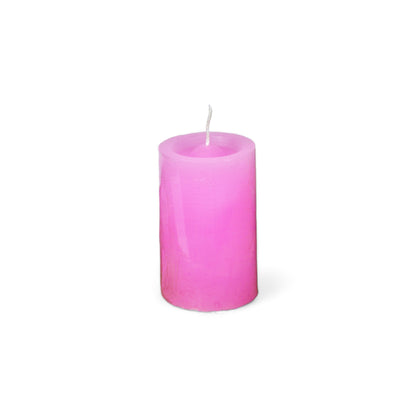 VELA cilíndrica #3 ROSADO 5*8cm