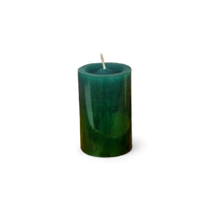 VELA cilíndrica #3 VERDE 5*8cm