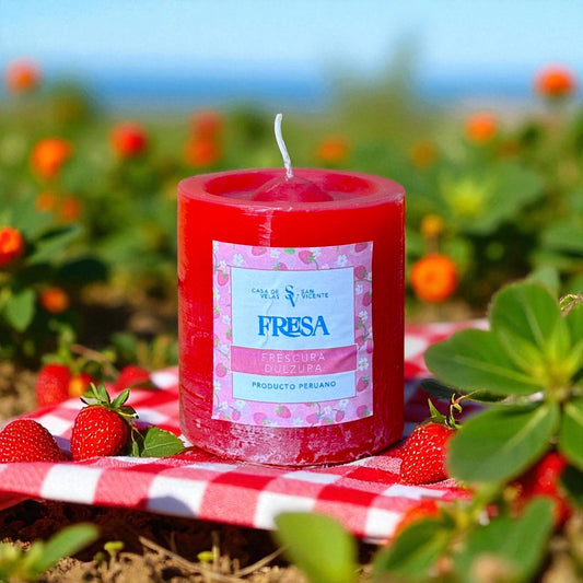 Vela aroma fresa 6.5*7cm