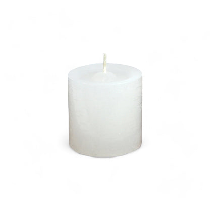 VELA cilíndrica #4 BLANCO 6*7cm