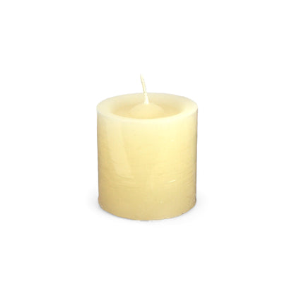VELA cilíndrica #4 CREMA 6*7cm