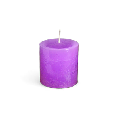 VELA cilíndrica #4 LILA 6*7cm