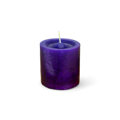 VELA cilíndrica #4 MORADO 6*7cm