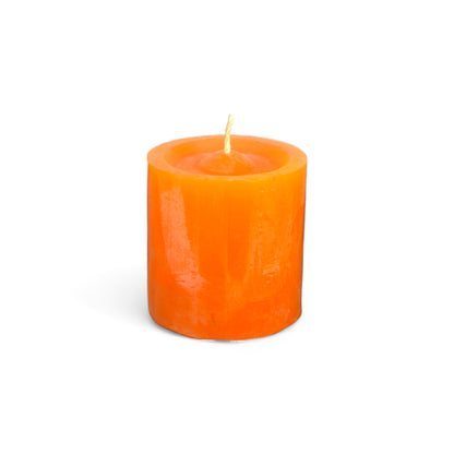 VELA cilíndrica #4 NARANJA 6*7cm
