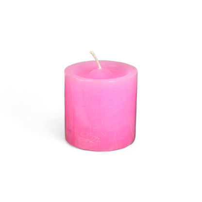 VELA cilíndrica #4 ROSADO 6*7cm