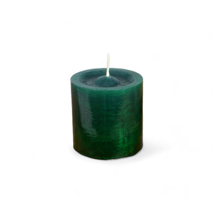 VELA cilíndrica #4 VERDE 6*7cm