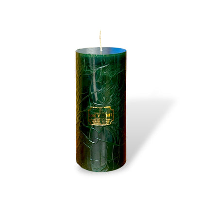 Vela cilíndrica verde #8B 8*17