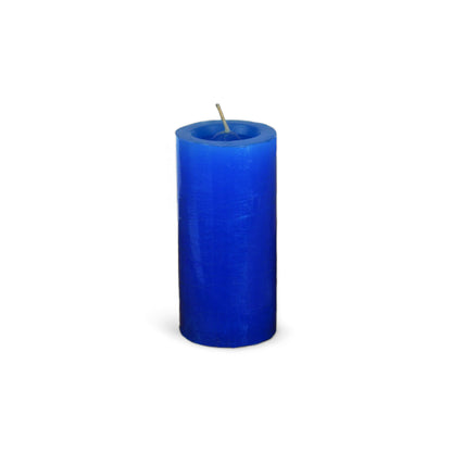 VELA cilíndrica #4L AZUL 5*10cm