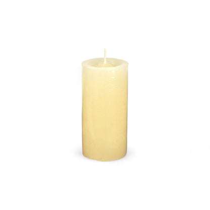 VELA cilíndrica #4L CREMA 5*10cm