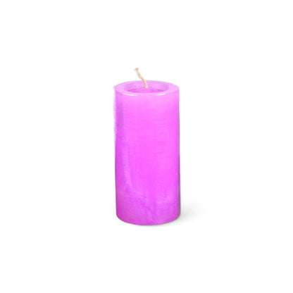 VELA cilíndrica #4L LILA 5*10cm