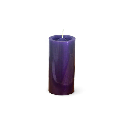 VELA cilíndrica #4L MORADO 5*10cm