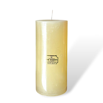 Vela cilíndrica Crema 10*22