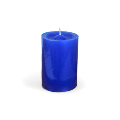 VELA cilíndrica #5 AZUL 6*10cm