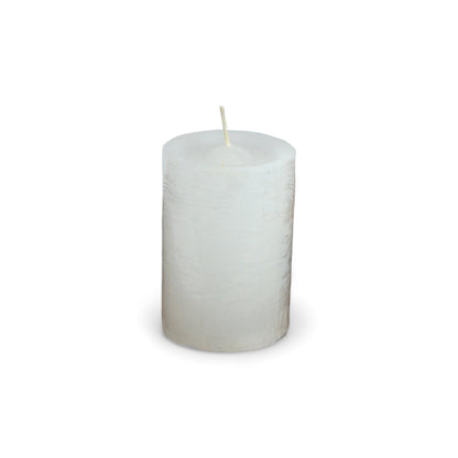 VELA cilíndrica #5 BLANCO 6*10cm