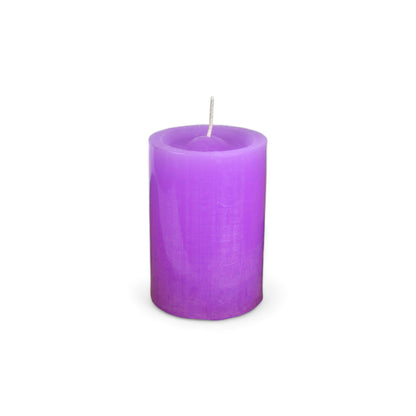 VELA cilíndrica #5 LILA 6*10cm