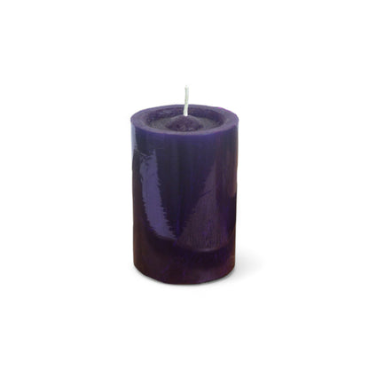 VELA cilíndrica #5 MORADO 6*10cm