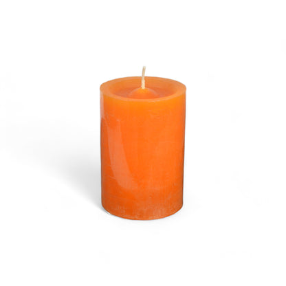 VELA cilíndrica #5 NARANJA 6*10cm