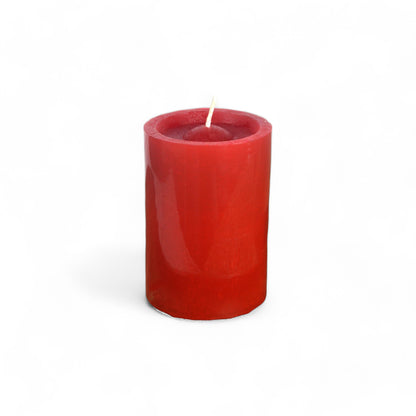VELA cilíndrica #5 ROJO 6*10cm