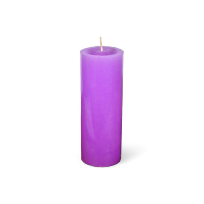 VELA cilíndrica #5L LILA 5*14cm