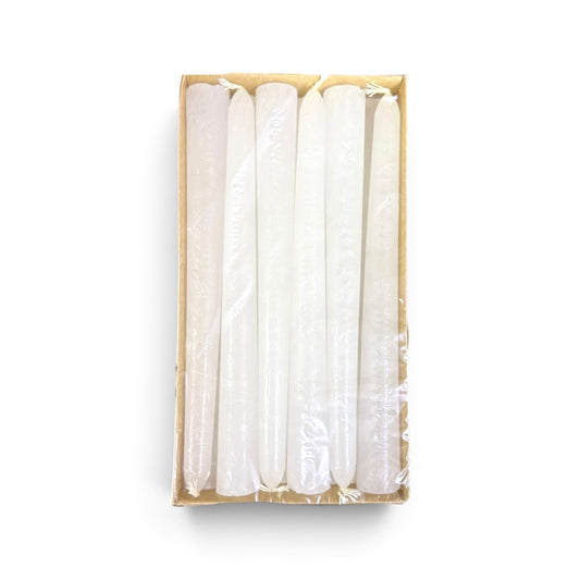 VELAS DE CANDELABRO 20CM BLANCO