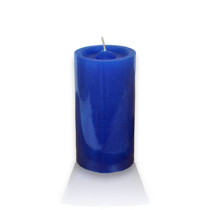 VELA cilíndrica #6 AZUL 6*13cm