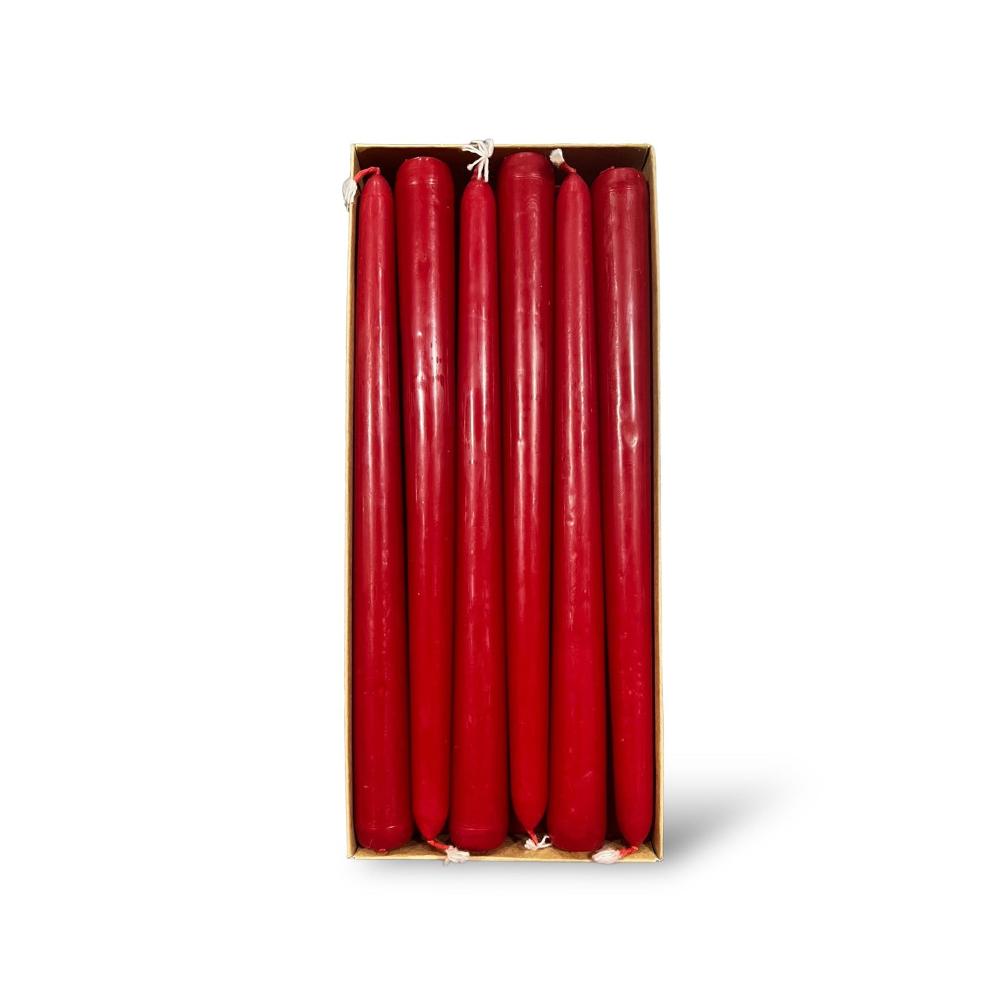 VELAS DE CANDELABRO 25cm ROJO