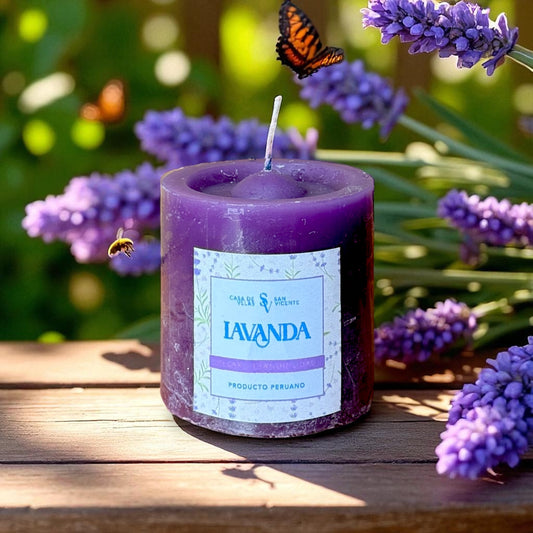 Vela aroma lavanda 6.5*7cm